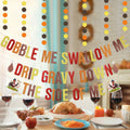 Gobble Me Swallow Me Thanksgiving Friendsgiving Banner Decoration by Deal US