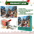 Advent Christmas Puzzle 2024 1008pcs Paper Calendar Holiday Game Green by Deal US