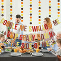 Gobble Me Swallow Me Thanksgiving Friendsgiving Banner Decoration by Deal US