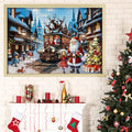 Advent Christmas Puzzle 2024 1008pcs Paper Calendar Holiday Game Green by Deal US