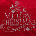 USILAND Christmas Tree Skirt Brown Velvet Snowflakes Embroidery 32in by Deal US