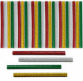 Gift Boutique 100 Pack Mini Christmas Hot Glue Gun Sticks 4 Colors 0.27"x4" by Deal US
