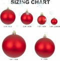 Emopeak 12Pcs Shatterproof Christmas Balls Ornaments 4 Style Multi Color by Deal US