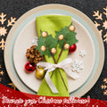 Thiccywoov 30 Pack Artificial Holly Berry Picks Gold Christmas Decoration by Deal US