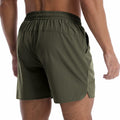 OEBLD Men's Athletic Running Shorts 5 Inch Quick Dry Army Green Size L by Deal US