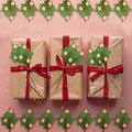 Thiccywoov 30 Pack Artificial Holly Berry Picks Gold Christmas Decoration by Deal US