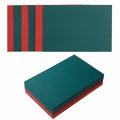 100 Sheets Christmas Cardstock Paper 250 GSM 4x6in Green Red by Deal US