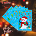 194PCS Christmas Window Clings Stickers Snowflakes Indoor Home 6 Sheets by Deal US