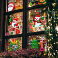194PCS Christmas Window Clings Stickers Snowflakes Indoor Home 6 Sheets by Deal US