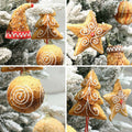 RoseCraft Christmas Ornaments Set 32PCS Shatterproof Multi-Color Hanging Balls by Deal US