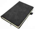 Ailifly Hardcover Journal Notebook A5 Ruled 360 Pages Black Faux PU Leather by Deal US