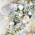 Sea Team 50-Pack Shatterproof Christmas Ball Ornaments Set Silver Xmas by Deal US