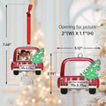 Our First Christmas As Mr and Mrs Photo Ornament Metal Wedding Gift 2024 by Deal US
