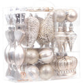 Sea Team 50-Pack Shatterproof Christmas Ball Ornaments Set Silver Xmas by Deal US