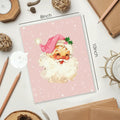 APJYM Pink Christmas Wall Art Merry Christmas Tree Santa 8x10 Inch by Deal US