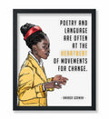 Poster Master Amanda Gorman Poetry Language Poster 8x10 Unframed by Deal US
