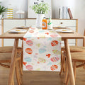 QIHOMPIB Easter Table Runner Colorful Eggs Polyester 13x72 Inch by Deal US