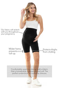 Leggings Depot Women's Maternity Shapewear Pregnancy Underwear Black Size M by Deal US