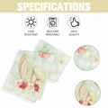 QIHOMPIB Easter Table Runner Pastel Pink Floral Boho 13x72 Inch by Deal US
