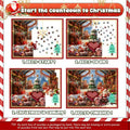 Unbranded Advent Calendar 2024 Jigsaw Puzzle 24 Days Christmas Countdown Red by Deal US