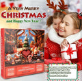 Unbranded Advent Calendar 2024 Jigsaw Puzzle 24 Days Christmas Countdown Red by Deal US
