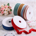 Ewaymado Terracotta Velvet Ribbon Double Faced 1.5" x 20yd by Deal US