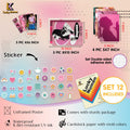 Lucky Numen Y2K Pink Posters 12PCS Teen Girls Bedroom Room Decor Unframed by Deal US