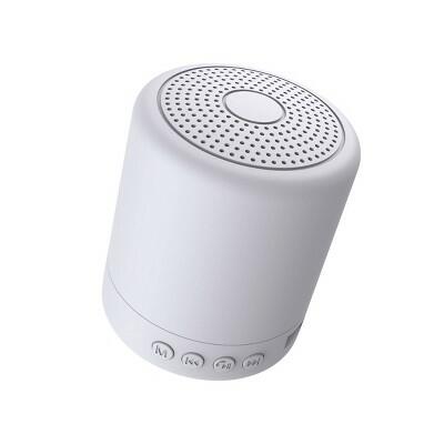 [Like New] GEMS Mini Wireless Speaker White Bluetooth Rechargeable Portable by Deal US