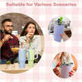 IN Chenthy 8 Pcs Silicone Animal Straw Topper for Stanley 30&40 Oz Tumbler by Deal US