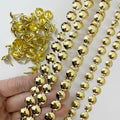Let's Decorate Golden Plated Decorative Nail Strips 11mm 10 Meters by Deal US