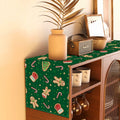 Rvsticty Linen Christmas Table Runner Winter Xmas Decorations 13x72" by Deal US