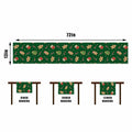 Rvsticty Linen Christmas Table Runner Winter Xmas Decorations 13x72" by Deal US