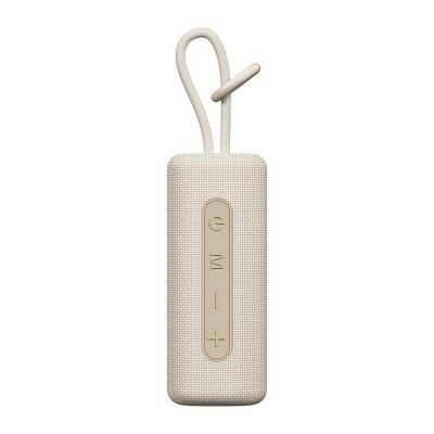 GEMS Wireless Outdoor Speaker Beige Water-Resistant Rechargeable USB-C by Deal US