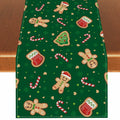 Rvsticty Linen Christmas Table Runner Winter Xmas Decorations 13x72" by Deal US