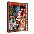 Christmas Eve Secret Painting 1000pc Adult Jigsaw Puzzle Winter Art Santa by Deal US