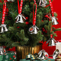 Syhood 16pcs Christmas Sublimation Bell Ornaments Red Metal Angel Frame by Deal US