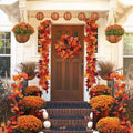 [Like New] RECUTMS 2Pcs Artificial Autumn Maple Leaves Garland 2.5FT Fall Decor by Deal US