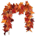 [Like New] RECUTMS 2Pcs Artificial Autumn Maple Leaves Garland 2.5FT Fall Decor by Deal US