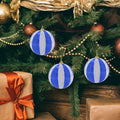 12 Pcs Christmas Thread Wrapped Balls Ornaments 2.4 Inch Holiday Decor by Deal US