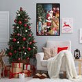 Christmas Eve Secret Painting 1000pc Adult Jigsaw Puzzle Winter Art Santa by Deal US