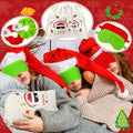 Bunnycool Christmas Hair Scrunchies & Sleep Eye Mask Set 24 Pcs by Deal US