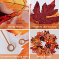 [Like New] RECUTMS 2Pcs Artificial Autumn Maple Leaves Garland 2.5FT Fall Decor by Deal US