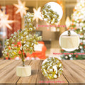 COTOSEY 12" Mini Christmas Red Berries Tree with Light Red Xmas Decor by Deal US
