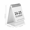 Light House Mini Desk Calendar 2024-2025 White July 2024-Dec 2025 by Deal US