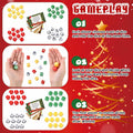 [Like New] Shappy Christmas Party Dice Game Set 4 Sets 4 Colored Dice Storage Box 4 Players by Deal US