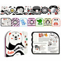 Lalala Baby Black White Sensory Toy with Mirror High Contrast Board Book by Deal US