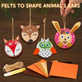 [Like_new] Klever Kits Wooden Painting Craft Kit Glow in Dark Wood Slices Kids Ages 6-12 by Deal US