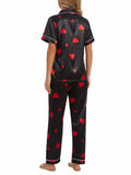 VENTELAN Women's Pajama Set Plus Size Super-Soft Short & Long Sleeve Pants SizeL by Deal US