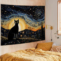 LUVADIAN Elephant Nursery Tapestry Wall Hanging Blue 50x60 Inches by Deal US