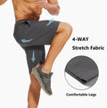 Vcansion Men's Outdoor Hiking Quick Dry Shorts Pea Green Size 4XL 39-40 by Deal US